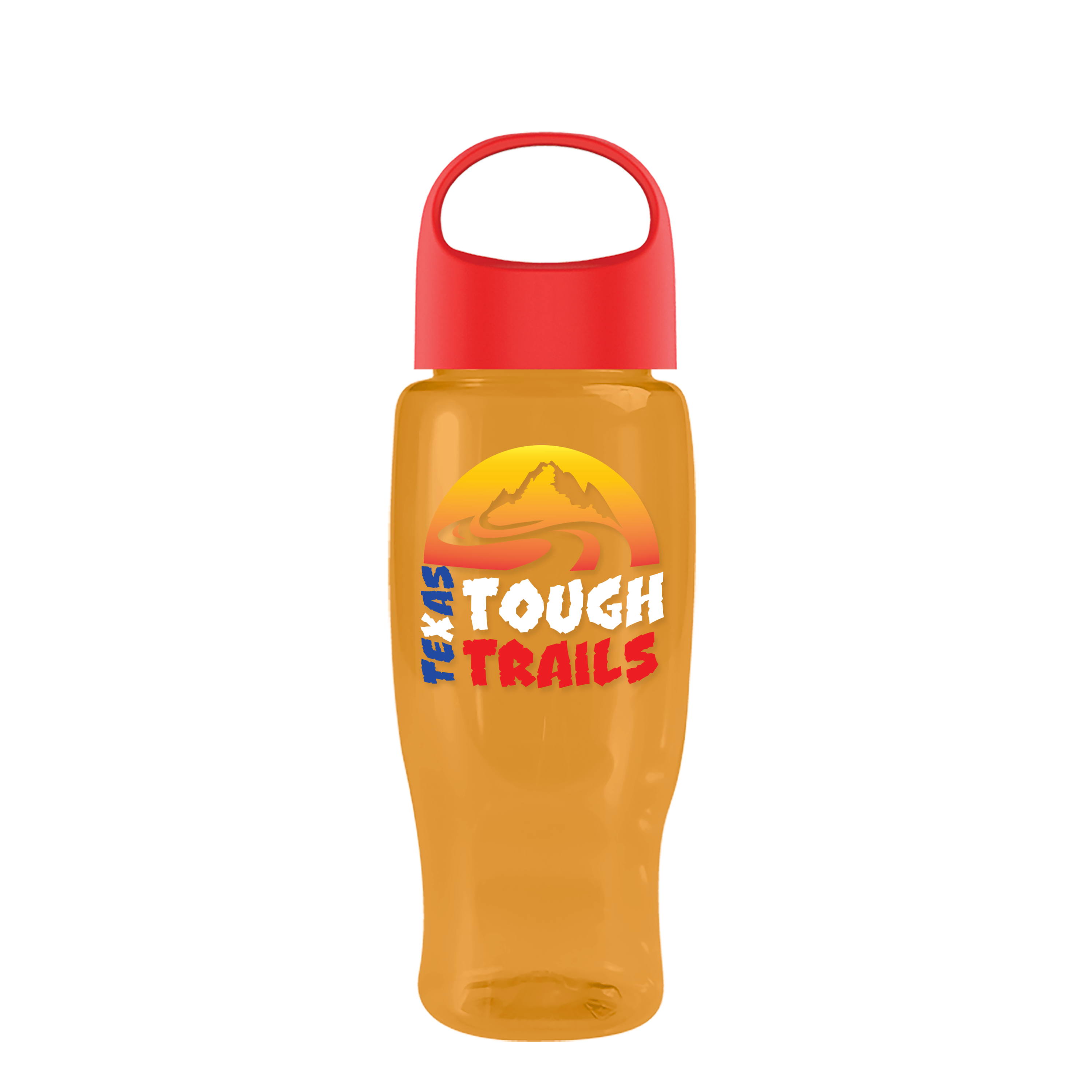 Poly+ Recycled Bottle with Oval Crest Lid - 27 oz.